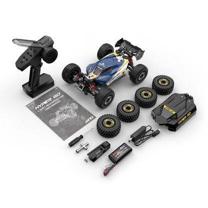 MJX Hyper Go 16213 1/16 Brushless 4WD Off-Road RC Buggy RTR – 42KM/H, Dual Body Shells