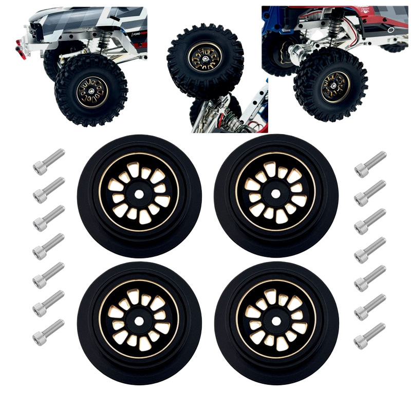 MJX Hyper Go H18P 1/18 Metal Upgrade Parts – Aluminum & Brass RC Car Accessories