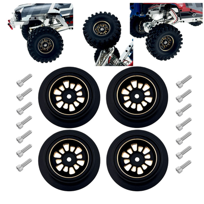 MJX Hyper Go H18P 1/18 Metal Upgrade Parts – Aluminum & Brass RC Car Accessories