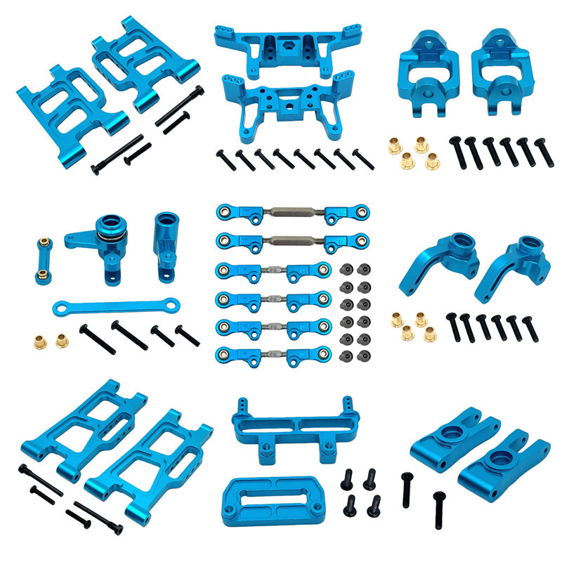 MJX Hyper Go 12212 Aluminum Upgrade Kit 1/12 RC Car Full Metal Suspension & Steering Set (6061 Alloy)