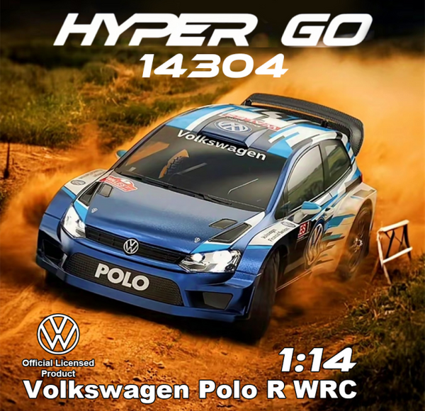 MJX Hyper Go 14304 Volkswagen Polo R WRC | 1/14 Brushless RC Rally
