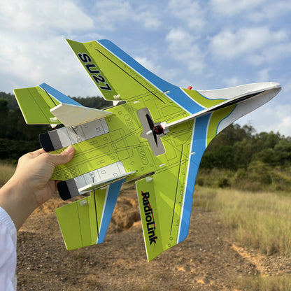 RadioLink SU27 Fighter RC Airplane RTF – 400mm Wingspan, 4KM Control Distance, 4000KV Brushless Motor, Gyroscope Assist for Beginners