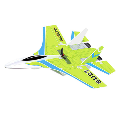 RadioLink SU27 Fighter RC Airplane RTF – 400mm Wingspan, 4KM Control Distance, 4000KV Brushless Motor, Gyroscope Assist for Beginners