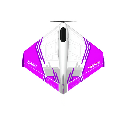 RadioLink Turbot D460 480mm Wingspan EPP RC Airplane - PNP/RTF with 1600KV Brushless Motor, 4KM Control Distance, and Gyroscope Assist