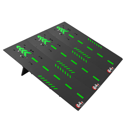 RCENJOY RC Car Jump Ramp – Takeoff Stunt Ramp Playset for 1/12, 1/14, 1/16, 1/18 & 1/24 Scale RC Cars and Trucks