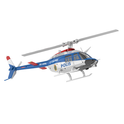 RC ERA C138 Pro Bell 206 3D 6-Channel Flybarless Scale RC Helicopter RTF – Brushless Smart Positioning