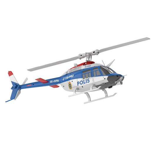 RC ERA C138 Pro Bell 206 3D 6-Channel Flybarless Scale RC Helicopter RTF – Brushless Smart Positioning