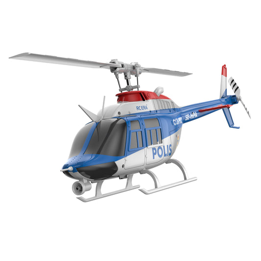 RC ERA C138 Pro Bell 206 3D 6-Channel Flybarless Scale RC Helicopter RTF – Brushless Smart Positioning