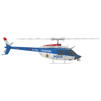 RC ERA C138 Pro Bell 206 3D 6-Channel Flybarless Scale RC Helicopter RTF – Brushless Smart Positioning
