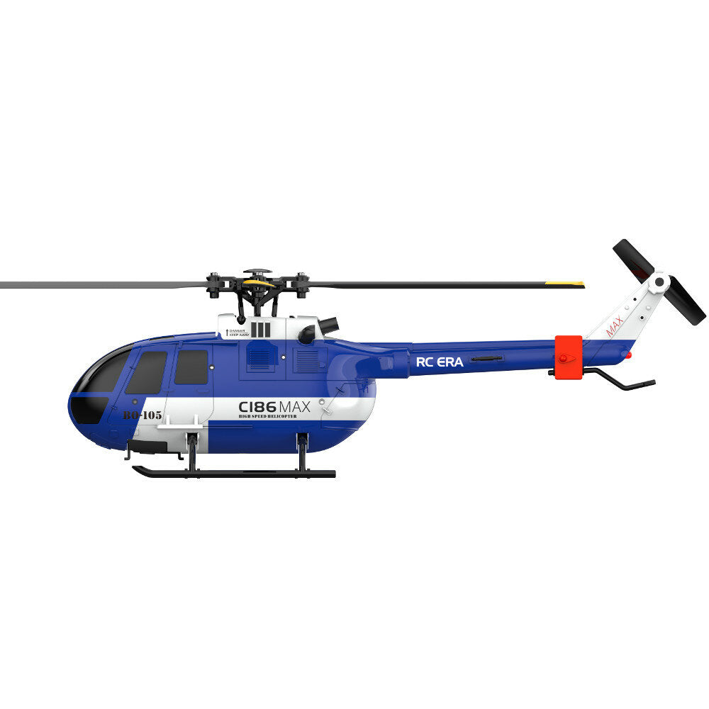 RC ERA C186MAX 1:48 Bo-105 2.4GHz 4CH 6-Axis Gyro Flybarless RC Helicopter with Upgrade Radio Control