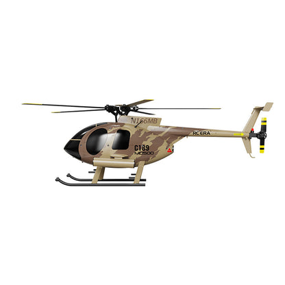 RC ERA C189 MD500 Military Flybarless RC Helicopter with Dual Brushless Motors and Altitude Hold - RTF