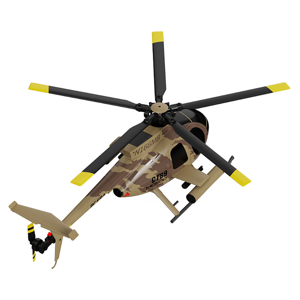RC ERA C189 MD500 Military Flybarless RC Helicopter with Dual Brushless Motors and Altitude Hold - RTF