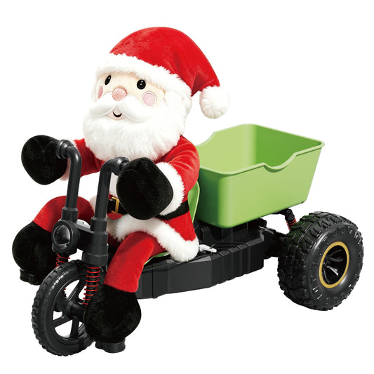 2026 Santa Claus Fun RC Tricycle – Full Proportional Remote Control Christmas Gift