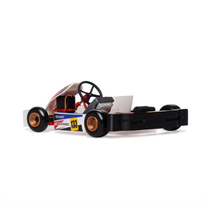 MinimumRC Sengi Kart-80 Micro Scale RC Kart RTR with HOTRC Radio and Receiver