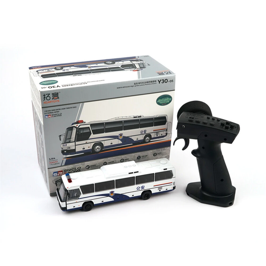SNICLO x XCARTOYS 1/64 BFC6120 Public Security RC Bus Y30-05
