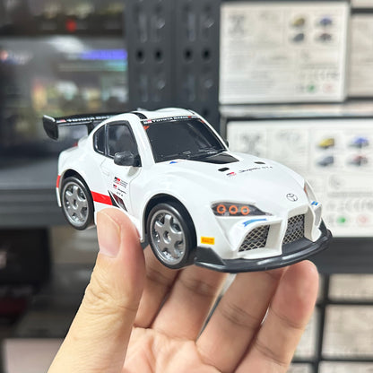 Officially Licensed 1:43 Mini Q 4WD RC Drift Car – Toyota Supra GT4 / Mitsubishi Evo 4 with LED Lights