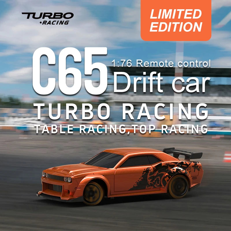 【翌日発送可】Turbo Racing Drfit Car C65 Turbo Racing 1:76 C65 Drift RC Car - Limited Edition | Best