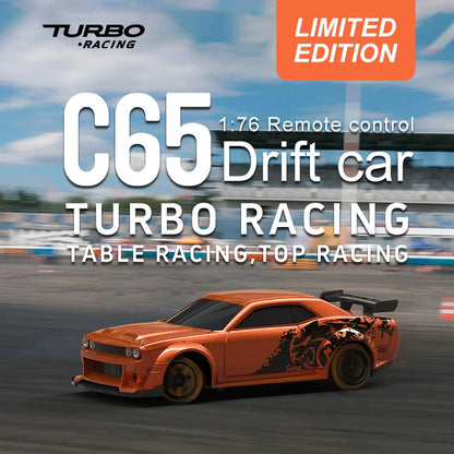 Turbo Racing 1:76 C65 Limited Edition RC Car Drift with Gyro RTR - Full Proportional Remote Control