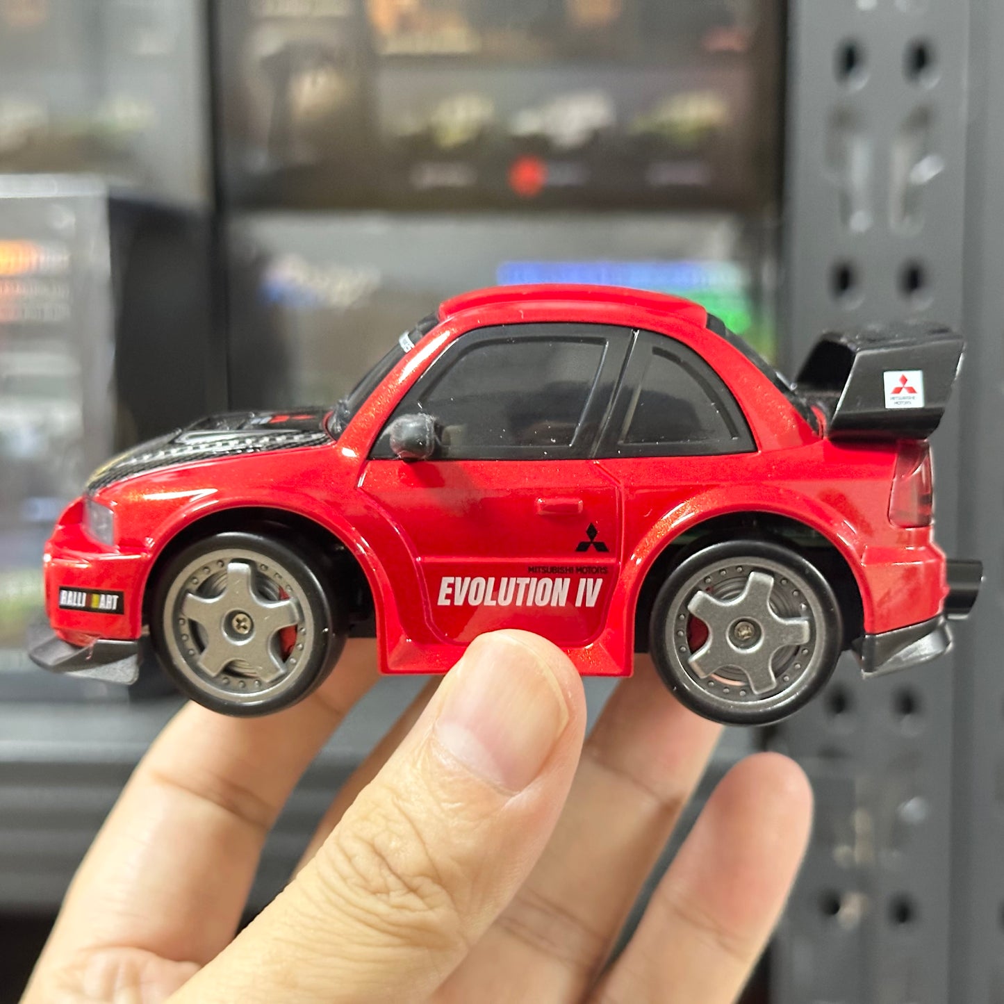 Officially Licensed 1:43 Mini Q 4WD RC Drift Car – Toyota Supra GT4 / Mitsubishi Evo 4 with LED Lights