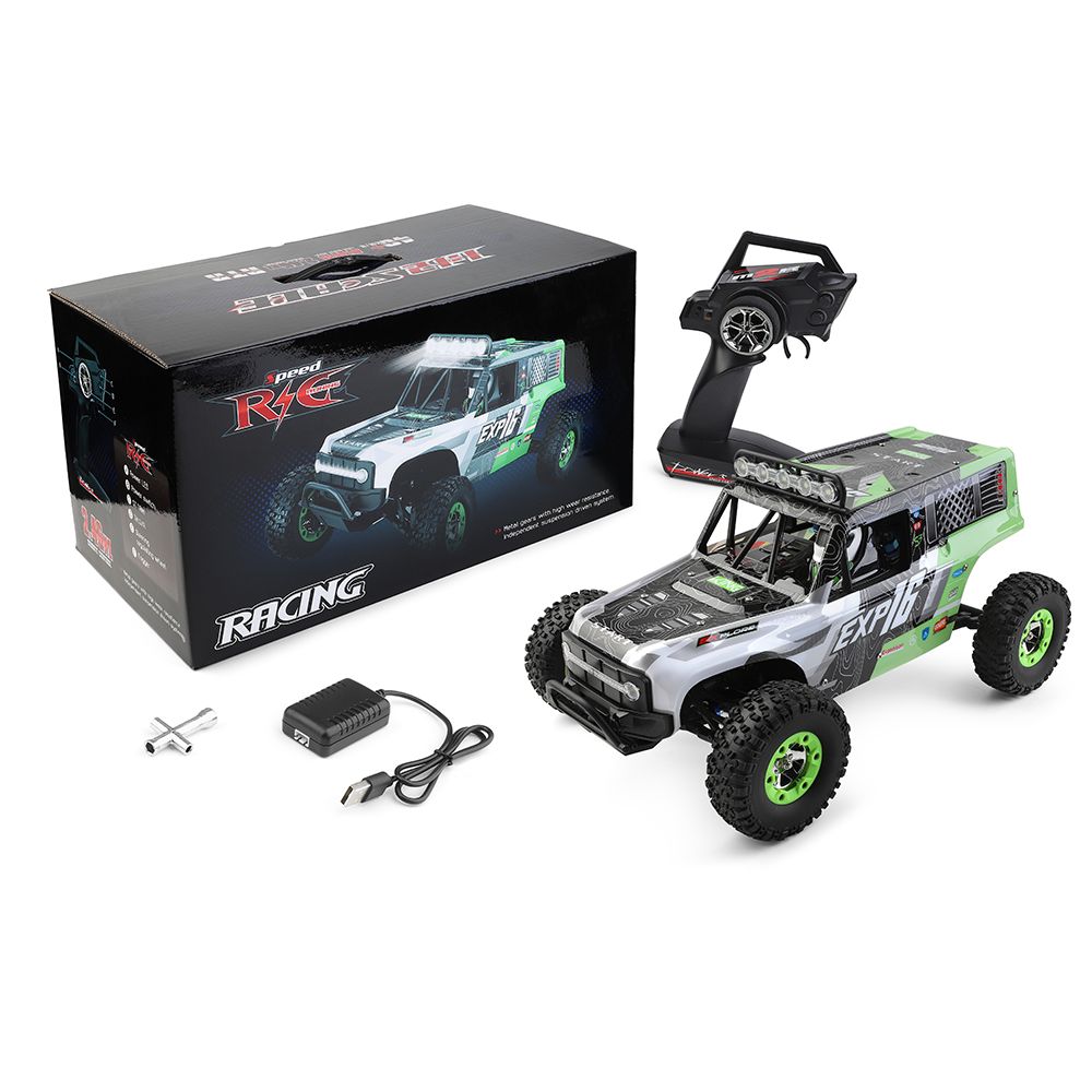 WLTOYS 124006 1/12 Scale Electric 4WD RC Rock Crawler RTR with LED Lights