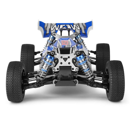 Wltoys 144011 Brushed 1/14 Scale 2.4G 4WD High-Speed RC Car - 65km/h, Metal Chassis, Upgraded 550 Motor