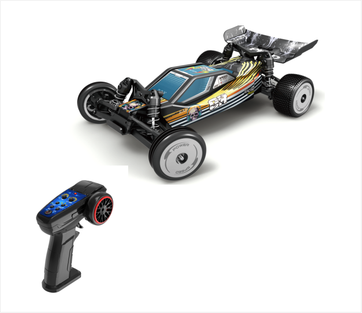 R Racer WLTOYS 244016 RC Car 1/24 Scale – 25km/h 2WD Brushed Drift Racer ...