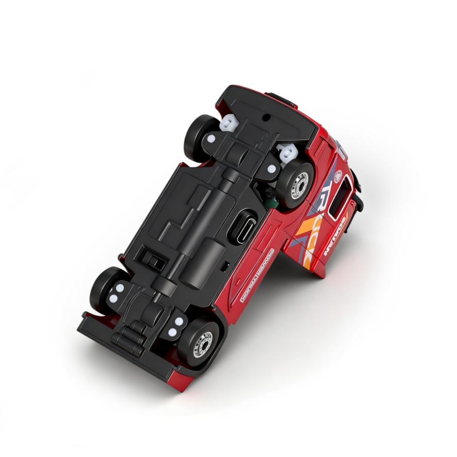 WLTOYS XK 6408 1/64 RC Container Truck – 4WD Full Proportional Remote Control Semi Truck & LED Lights