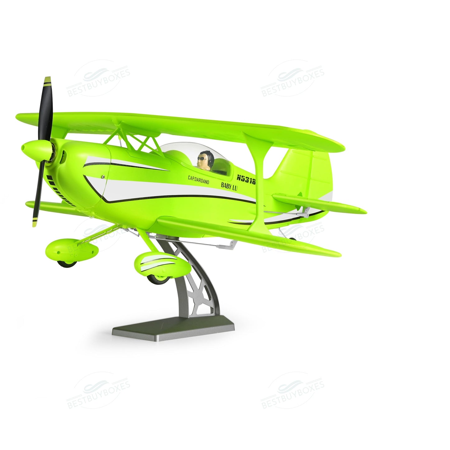 WLTOYS XK A310 4-Channel RC Biplane Airplane – 3D/6G Gyro, Brushless Motor, Beginner to Aerobatic Trainer