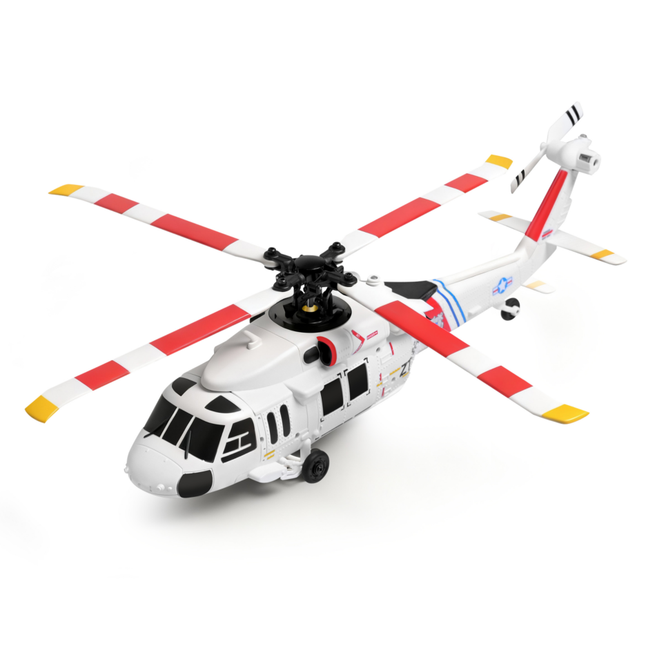 WLtoys XK K270 Black Hawk UH-60L 4CH Brushless Scale RC Helicopter – Optical Flow, Altitude Hold, RTF
