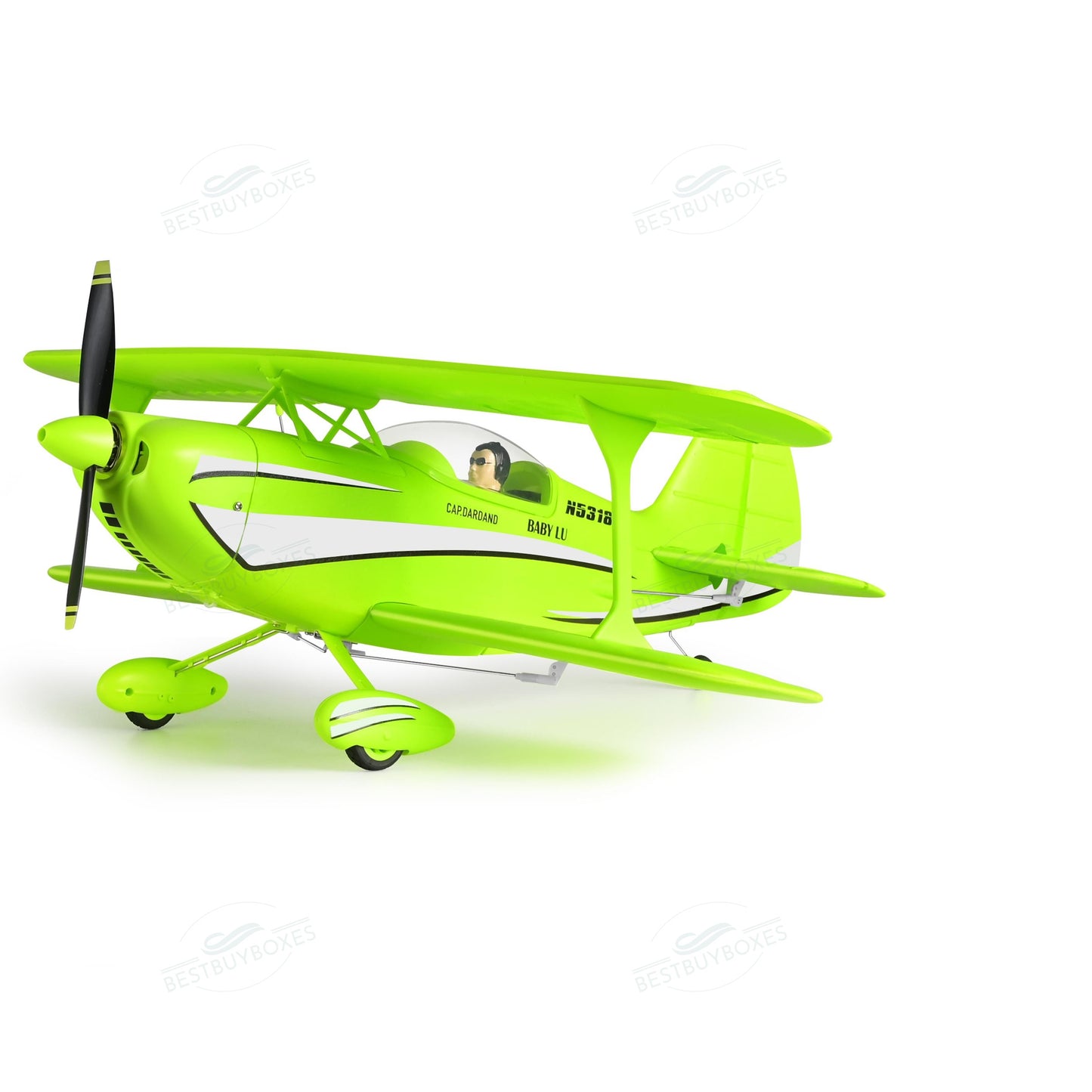 WLTOYS XK A310 4-Channel RC Biplane Airplane – 3D/6G Gyro, Brushless Motor, Beginner to Aerobatic Trainer