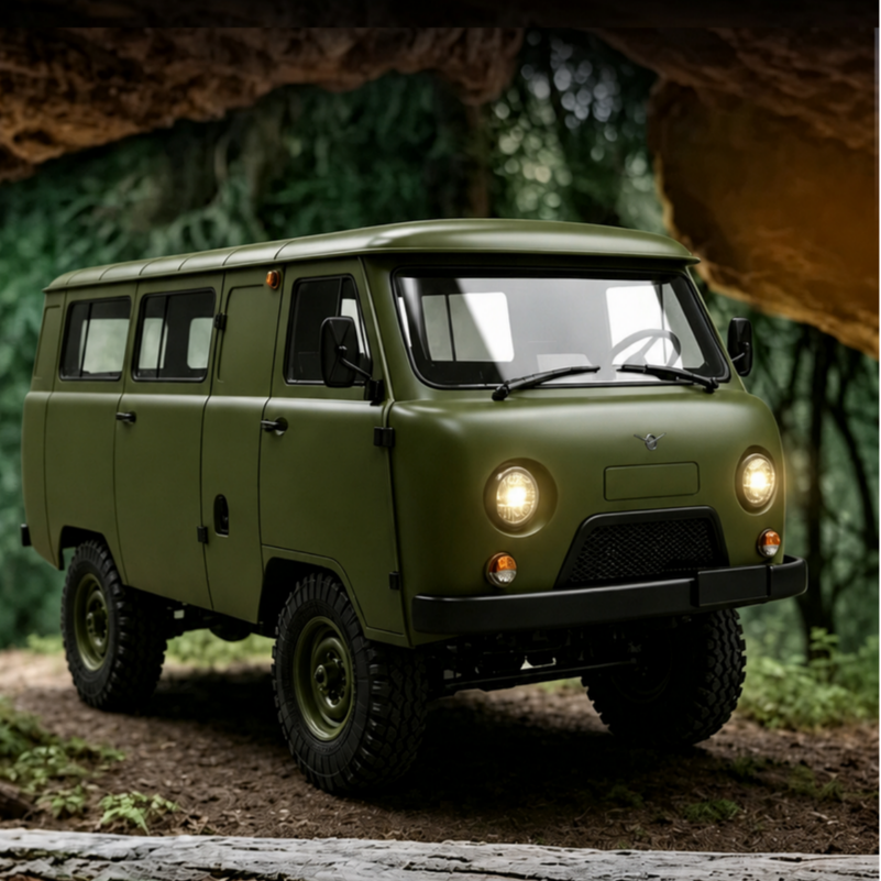 WPL C104 RTR UAZ-452 “Bread Loaf” 1/12 4WD Scale RC Van