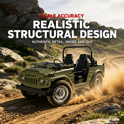 WPL C84-1S RTR 1/10 Suzuki Jimny SJ10 Type 4 RC Crawler – Factory Upgraded 4WD Trail Truck