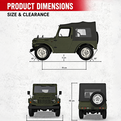 WPL C84-1S RTR 1/10 Suzuki Jimny SJ10 Type 4 RC Crawler – Factory Upgraded 4WD Trail Truck