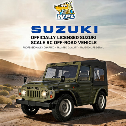 WPL C84-1S RTR 1/10 Suzuki Jimny SJ10 Type 4 RC Crawler – Factory Upgraded 4WD Trail Truck