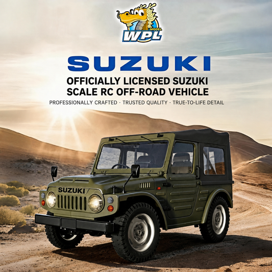WPL C84-1S RTR 1/10 Suzuki Jimny SJ10 Type 4 RC Crawler – Factory Upgraded 4WD Trail Truck
