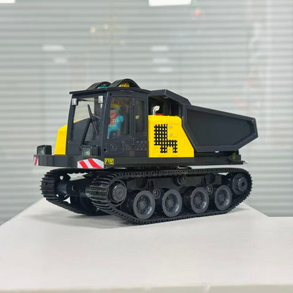 YiGong T14R Panther 1/50 RTR Electric RC Crawler Dump Truck – Metal Parts, LED Lights, 360° Rotation