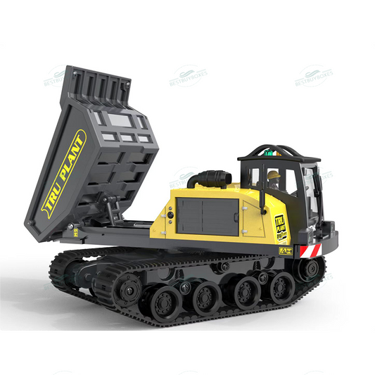 YiGong T14R Panther 1/50 RTR Electric RC Crawler Dump Truck – Metal Parts, LED Lights, 360° Rotation