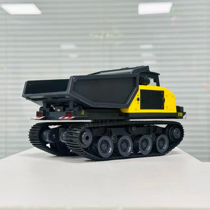 YiGong T14R Panther 1/50 RTR Electric RC Crawler Dump Truck – Metal Parts, LED Lights, 360° Rotation