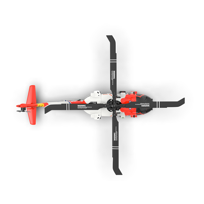 YXZNRC F09-S 2.4GHz 6CH 6-Axis Gyro RC Helicopter with GPS, Optical Flow, 5.8GHz FPV Camera, Dual Brushless Motors, 1:47 Scale Flybarless RTF